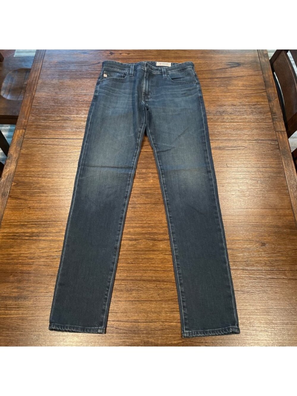 AG Tellis Modern Slim Jean Mens 32x34 Duke Dark Wash Stretch AG-ED Denim Skinny